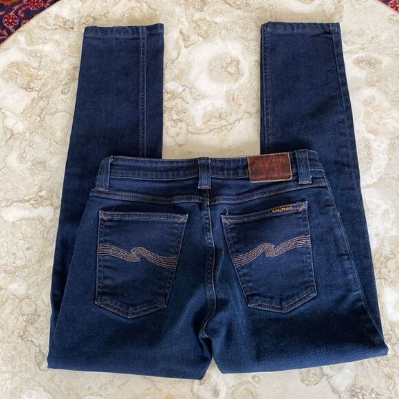 Nudie Jeans Skinny Lin Dry Steel Jeans - Picture 5 of 10